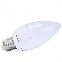 MAX LED LED žárovka E27 C30 5 W COB, teplá bílá