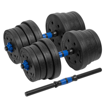 Nastavitelné nakládací činky REBEL ACTIVE RBA-2301 2x15kg