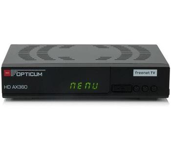 OPTICUM DVB-T2 AX360, H.265 HEVC