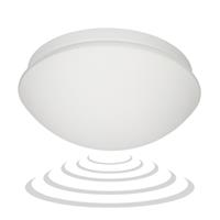 ORNO MARIN svietidlo so snímačom pohybu 360 °, sklo, E27, 60W, IP44