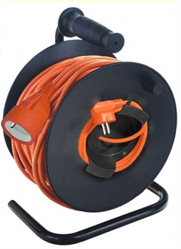Prodlužovací kabel na bubnu L197, 50m, oranžový, 3x1,5mm