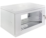 RACK skriňa závesná NEKU EKO 19&quot; 6U 350mm, šedá
