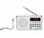 Rádio Bravo Sam B-6039CN, bílá
