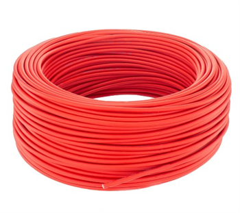 Solární kabel FVE H1Z2Z2-K PV1-F 0,6/1,5kV 4,0mm2, červený 25m, LSOH