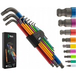 Súprava imbusových kľúčov 1,5-10 190mm Wera 950/9 Hex-Plux Multicolour, 9dielna