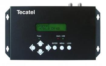 TECATEL Modulátor COFDM DVB-T DIM3, UHF-VHF, LCD,