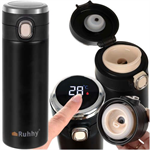 Termohrnček termoska SMART LCD 420 ml čierny Ruhhy 24623
