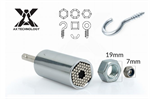 Univerzálna nástrčná hlavica 7-19 mm 1/2" AX US-01