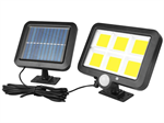 Venkovní solární LED osvětlení LTC LXLA318 s odděleným solárním panelem, 120x LED