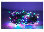 Vianočné osvetlenie-reťaz LTC LXLED02, 200LED/20m, multikolor so zábleskami bielej IP44
