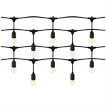 Vonkajšia párty osvetlenia girlanda VIRONE LG-1/5M/E27/3,5m, IP44, 5x LED E27, 1W, 3000K
