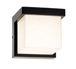 Vonkajšie svietidlo nástenné ORNO Adviti AD-OP-6577BLPM4, PROTEA LED 9W, 750lm, IP65, 4000K, čierne
