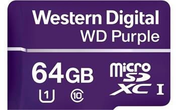 WD Purple microSDHC 64GB 100MB/s U1