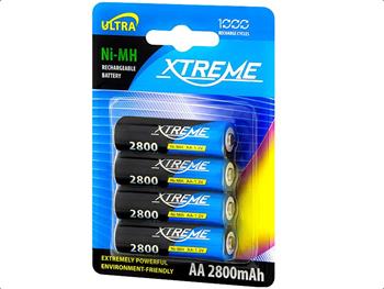 XTREME Baterie R6 Ni-MH AA 2800mAh dobíjecí, blis