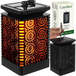 Záhradná solárna lampa lampáš Gardlov 24404, 600 mAh, efekt plameňa

