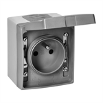 Zásuvka 2P+E Orno AQUATIC PRE IP54 OR-OE-7405-GR sivá
