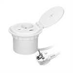 Zásuvka vstavaná ORNO OR-GM-9015/W 1 zásuvka 2 USB (A+C), biela
