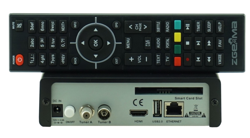 ZGemma H8.2H Linux E2 1080P Combo DVB-T2/S2: : Electronics &  Photo