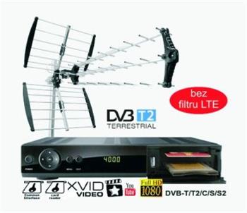 Zvýhodněný set DVB-T2 : Combo ARIVA 253 + anténa D